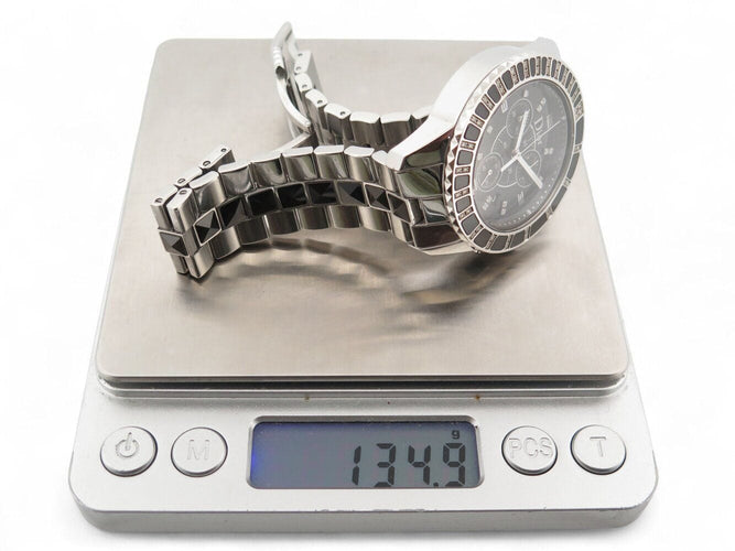 Montre montre CHRISTIAN DIOR cristal cd11431e-y 39 mm diamants chronographe 58 Facettes 270228
