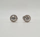 Boucles d'oreilles Boucles d'oreilles or blanc serties de diamants GIA 58 Facettes