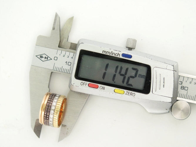 Bague 51 bague BOUCHERON quatre classique large jrg00623 t51 or 18k diamants 0.5ct 58 Facettes 272013