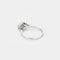 Bague 53 Solitaire TOI et MOI en or blanc et diamants 58 Facettes LP1293/13
