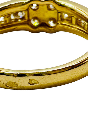 Bague or jaune et diamant