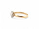 Bague 52 vintage bague solitaire diamant poire 0.79ct t52 brillants en or jaune 18k 58 Facettes 270505