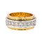 Bague 54 Bague Or jaune, Or blanc Diamant 58 Facettes 4148030RV