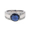 Bague 50 Bague Or blanc Saphir, Diamant 58 Facettes 4049091CN