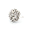 Bague 53 Bague en or blanc avec diamants 58 Facettes
