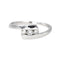 Bague 49 Bague Trilogie Or blanc Diamant 58 Facettes 4607369RV