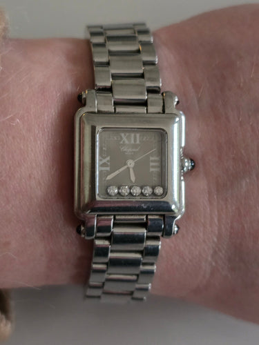 Montre Chopard - Montre Happy Sport Diamonds Full Set 58 Facettes