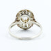 Bague 53 Bague Art Deco or platine et diamants 58 Facettes