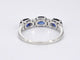 Bague Bague en or blanc avec diamants et saphir 58 Facettes 2122