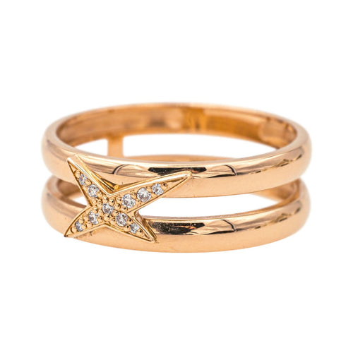 Bague 55.5 Mauboussin Bague Etoilement Divine Or rose Diamant 58 Facettes 4098663RV