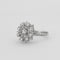 Bague 53 BAGUE MARGUERITE DIAMANTS EN PLATINE 58 Facettes