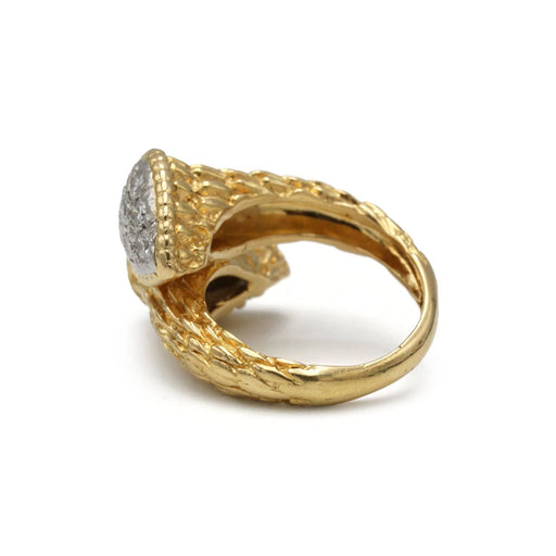 Bague 47 Bague Boucheron, Serpent Bohème, années 70, or jaune 750, platine et diamants 58 Facettes 1280