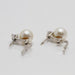 Boucles d'oreilles Boucles d'oreilles toi et moi en or avec perle et diamants 58 Facettes E362443A