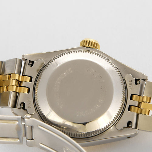 Montre Montre Rolex Modèle Datejust 26 mm en Or 18K et Acier Computer Dial 58 Facettes