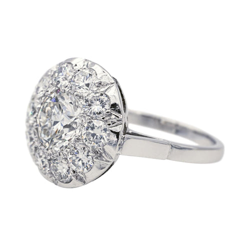 Bague 49.5 Bague Marguerite Platine Diamant 58 Facettes 3655102CN