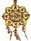 Pendentif Exceptionnel ensemble transformable XIXᵉ – Or 18k , émail noir et diamants taille ancienne 58 Facettes