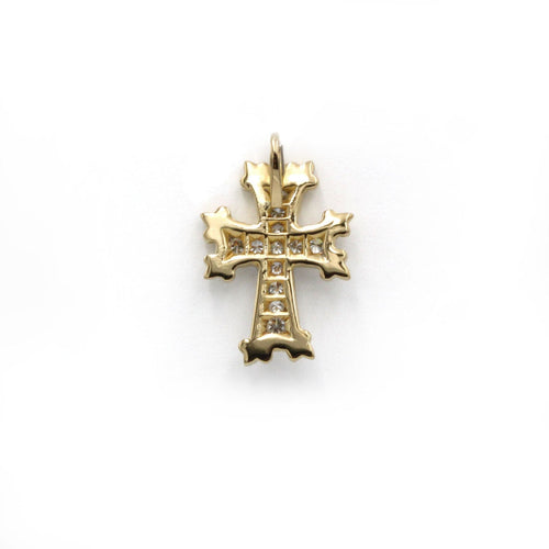 Pendentif Pendentif Croix - Deux ors & Diamants 58 Facettes 250208R