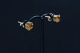 Boucles d'oreilles Boucles D'oreilles Citrine Or Jaune 18 Carats 58 Facettes