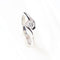 Bague 51 Solitaire en diamant serti sur or blanc 18 carats 58 Facettes 159/24J