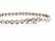 Bracelet bracelet tennis t19 serti de 35 diamants 2.1ct en or blanc 14k 16gr 58 Facettes 268155