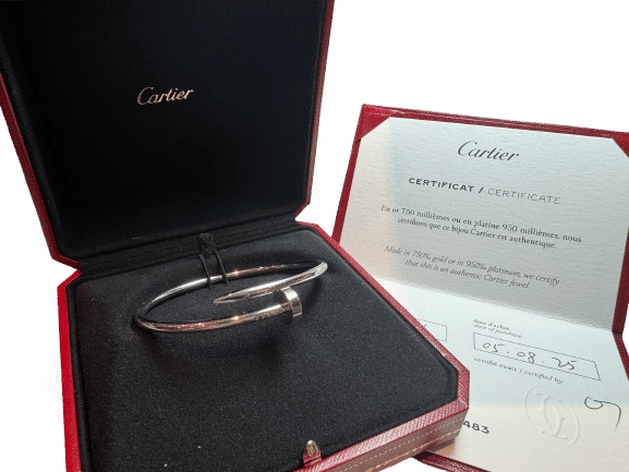 Cartier - Bracelet Juste un Clou Or Blanc 58 Facettes