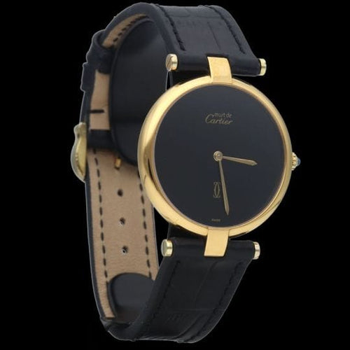 Montre Cartier Montre Must De Cartier Vermeil 58 Facettes MT44875
