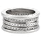 BULGARI - Bague B.Zero1 or blanc diamants 58 Facettes