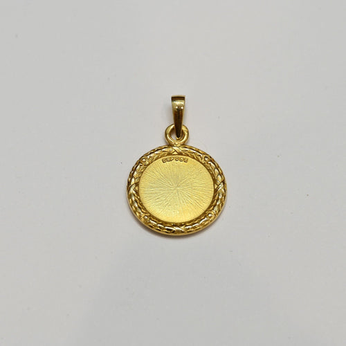 Pendentif AUGIS - Médaille d'amour or jaune 58 Facettes
