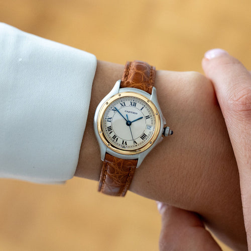 CARTIER - Panthère Cougar Watch - Ivory roman dial - SM