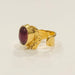 Bague Bague tourmaline rose or jaune 58 Facettes