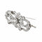 Broche Broche Palladium Diamant 58 Facettes 3824709CN