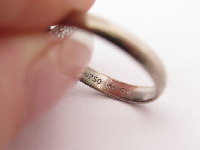 Bague 50 bague CARTIER trinity ceramique diamants pm crb4235400 t50 or blanc 58 Facettes 269669