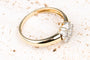 Bague 53 Bague Fleur en Or Jaune 18 Carats et Diamants 58 Facettes BGDIAMFLEUR-107