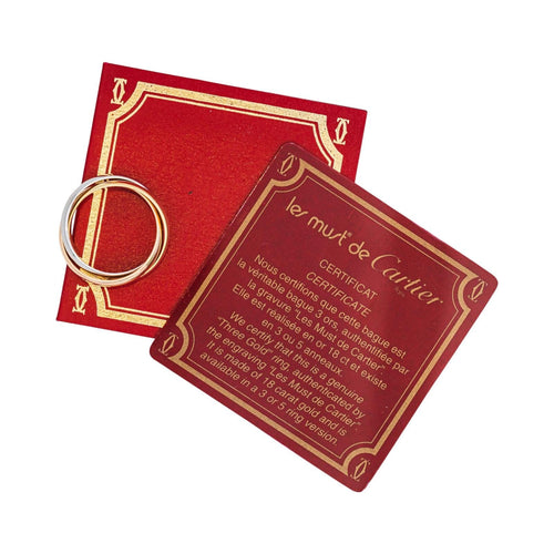 Bague 52 Cartier Bague Trinity Or rose, Or jaune, Or blanc 58 Facettes 4952742RV