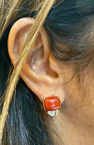 Boucles d'oreilles Boucles d’oreilles vintages signées André Col 58 Facettes