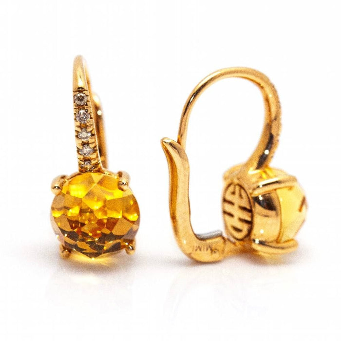 Boucles d'oreilles Boucles d'oreilles MIMI MILANO en Or et Citrine 58 Facettes D361626UZ