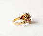 Bague 51 Bague or jaune 18K - Diamants et rubis 58 Facettes