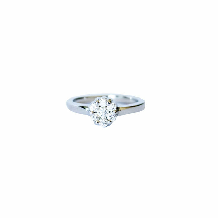 Bague 50.5 Bague en or avec diamants 58 Facettes Q190B