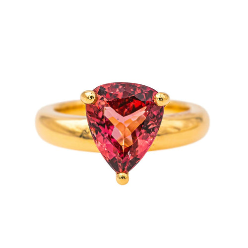Bague 49 Bague  Or jaune Tourmaline 58 Facettes 4377138RV