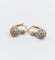 Boucles d'oreilles Dormeuses marguerite - Boucles d’oreilles en or 18k, platine et diamants 58 Facettes A06632