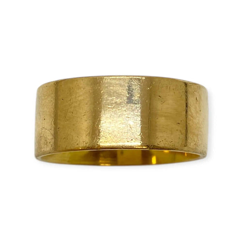 Bague 53 Alliance large ou jaune 58 Facettes 330080108