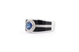 Bague 57 MAUBOUSSIN - Bague Bonbon Bleu or blanc, laque noire, saphir, diamants 58 Facettes