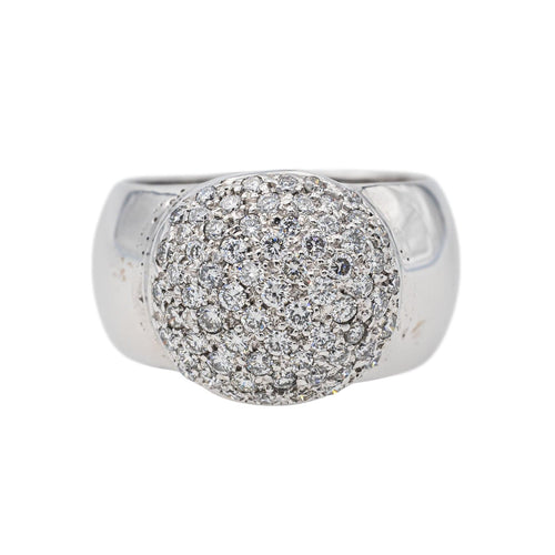 Bague 53 Bague Or blanc Diamant 58 Facettes 2609065CN