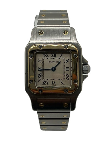 Montre Cartier Santos Galbée Lady 1057930 58 Facettes