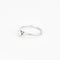 Bague Solitaire en or blanc et diamant
