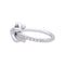 Bague 52 Bague Chaumet "Jeux de Liens" or blanc, diamants. 58 Facettes 33683