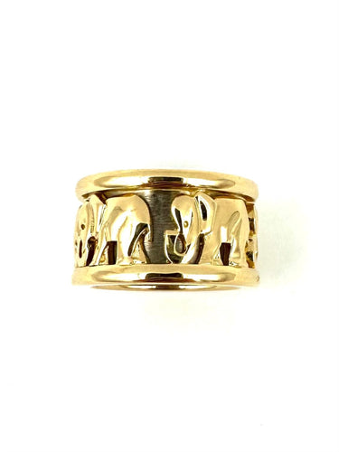 Bague 51 CARTIER. Collection "Pharaon", bague 2 ors 18K 58 Facettes