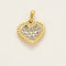 Pendentif Pendentif vintage de la maison Van Cleef & Arpels, de forme coeur en or jaune et diamants 58 Facettes MB6