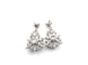 Boucles d'oreilles Boucles d'oreilles en platine avec diamants 58 Facettes