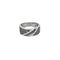 Bague 51.5 Bague Bandeau en or blanc sertie de diamants 58 Facettes LP1149